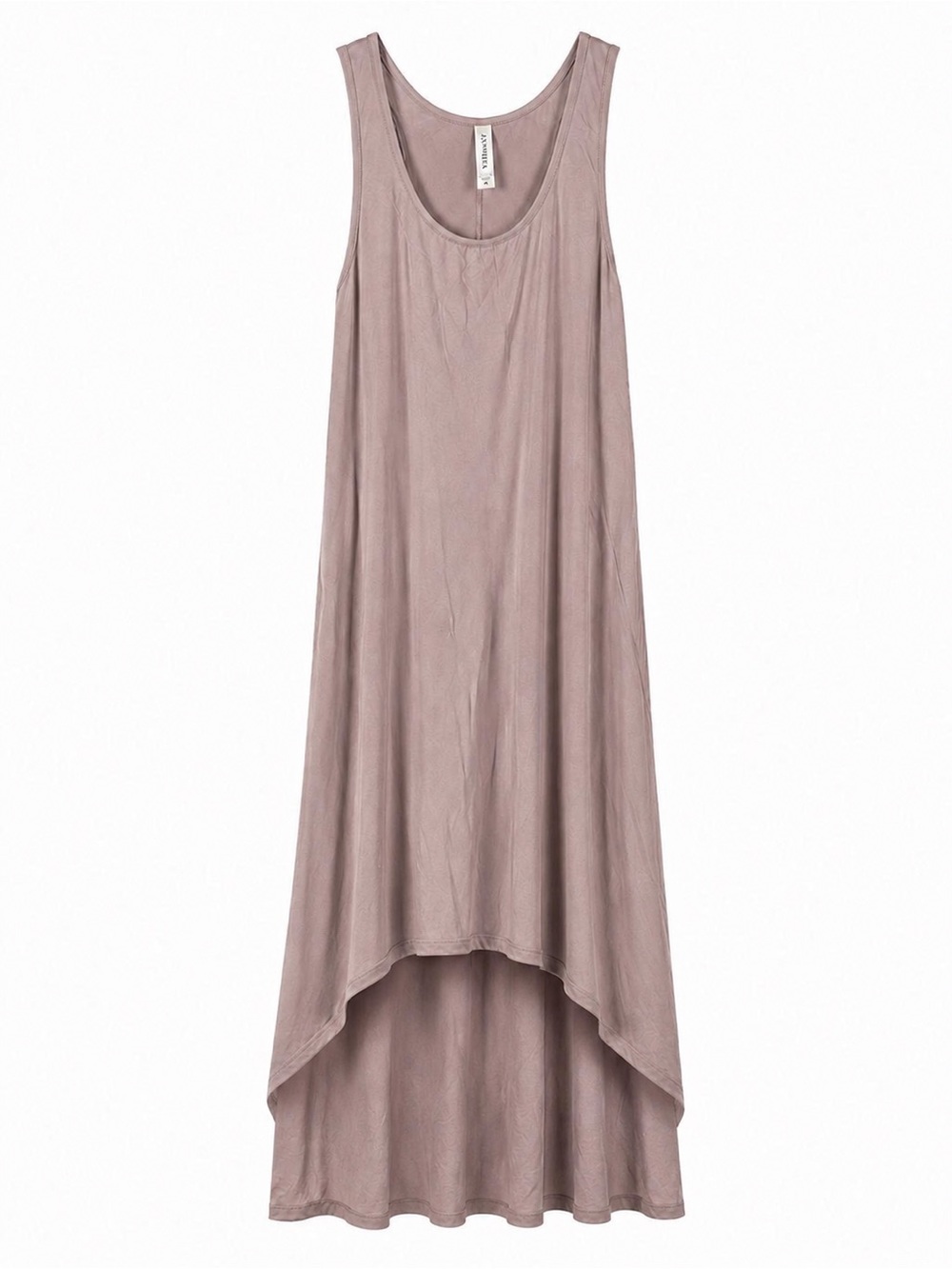 Athleta Presidio High-Low Maxi Dress M Dusty Mauve Sleeveless Stretch